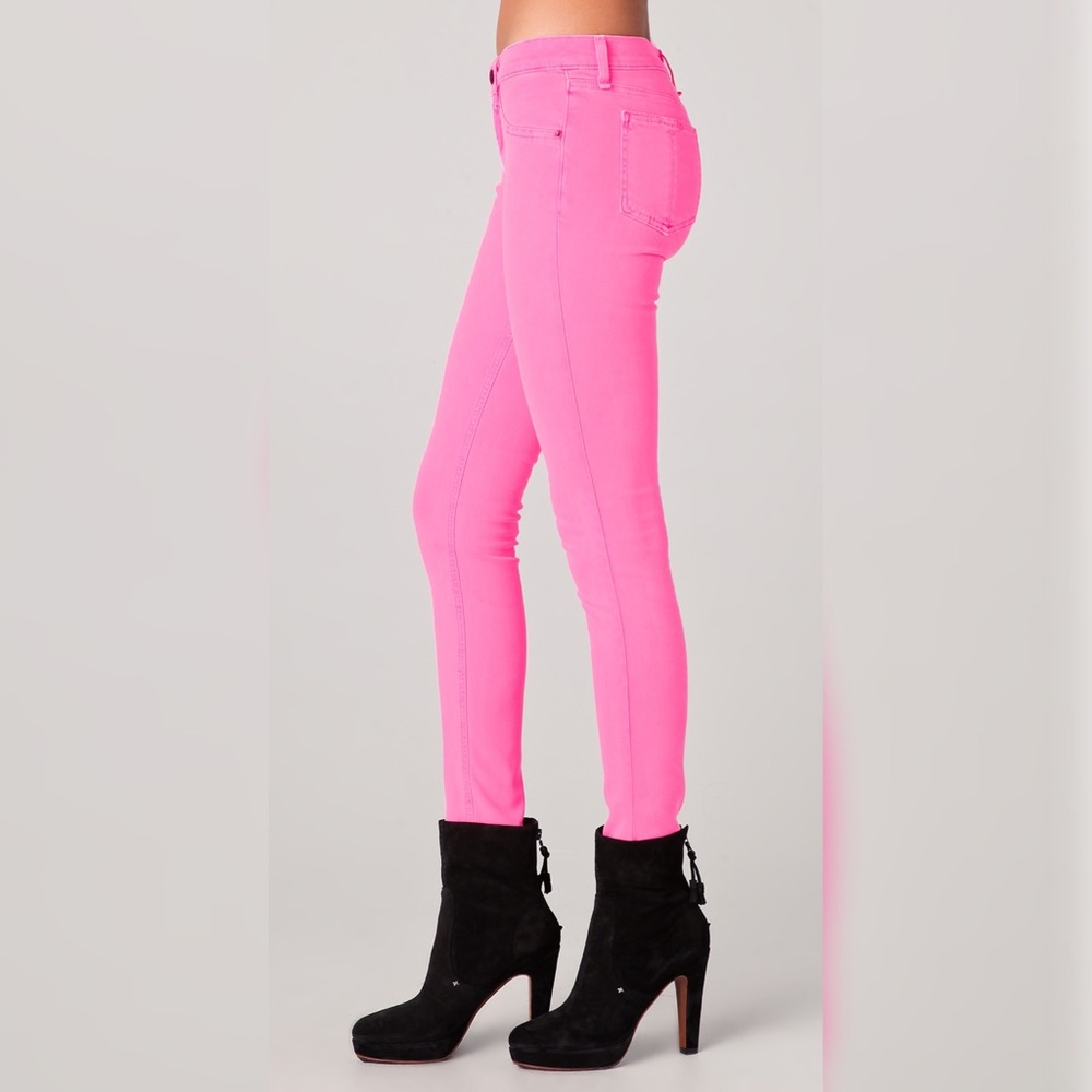 Neon Pink Legging Jeans